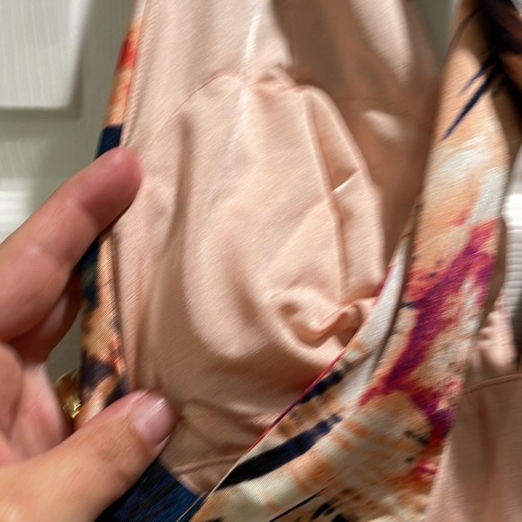 Guess Tropical Ruched Halter Top XS - Picture 10 of 10